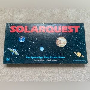 Vintage 1986 Solarquest, The Space-Age Real Estate Game